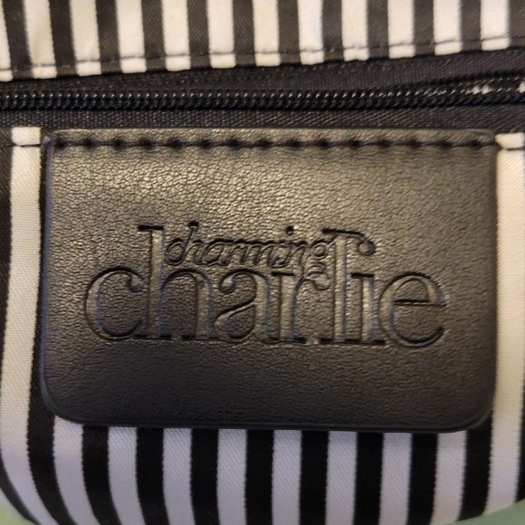 ❣️HP❣️Charming Charlie mint fold over snap/zip closure w/removable strap purse. - Picture 3 of 12